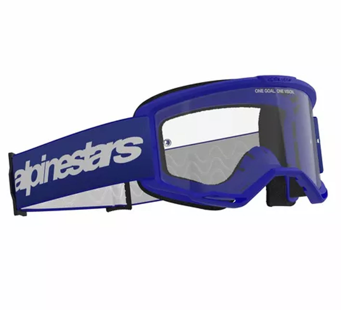 Alpinestars 2026 Goggles Vision 3 Wordmark Blue Clear
